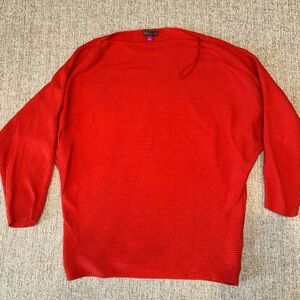 Vince Camuto women’s Bright Red Crewneck Sweater